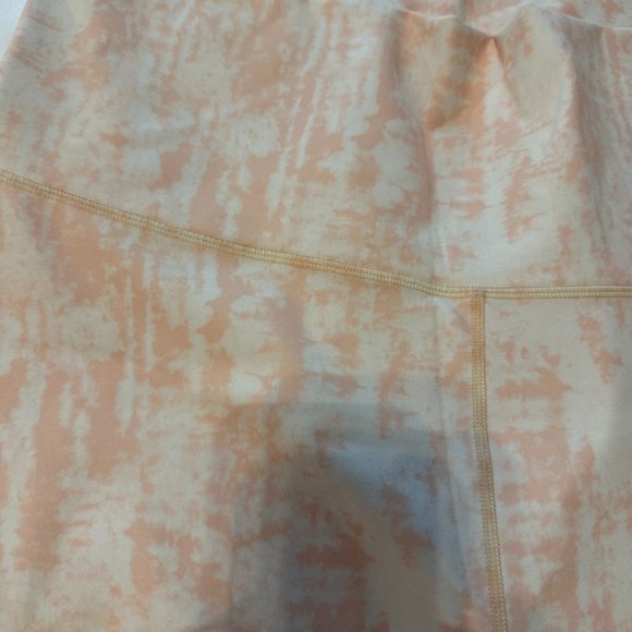 Fabletics PureLuxe Leggings - Orange & White - Size 3X - Picture 2 of 4